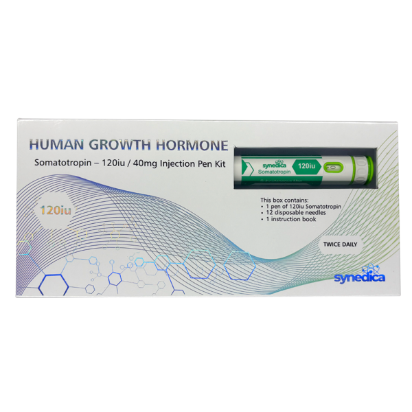 Buy Synedica Somatotropin HGH 120iu Injection Pen Kit Online